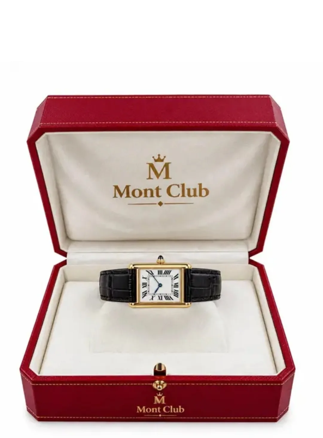 Mont Club Classic Men's Tank Watch — 2
