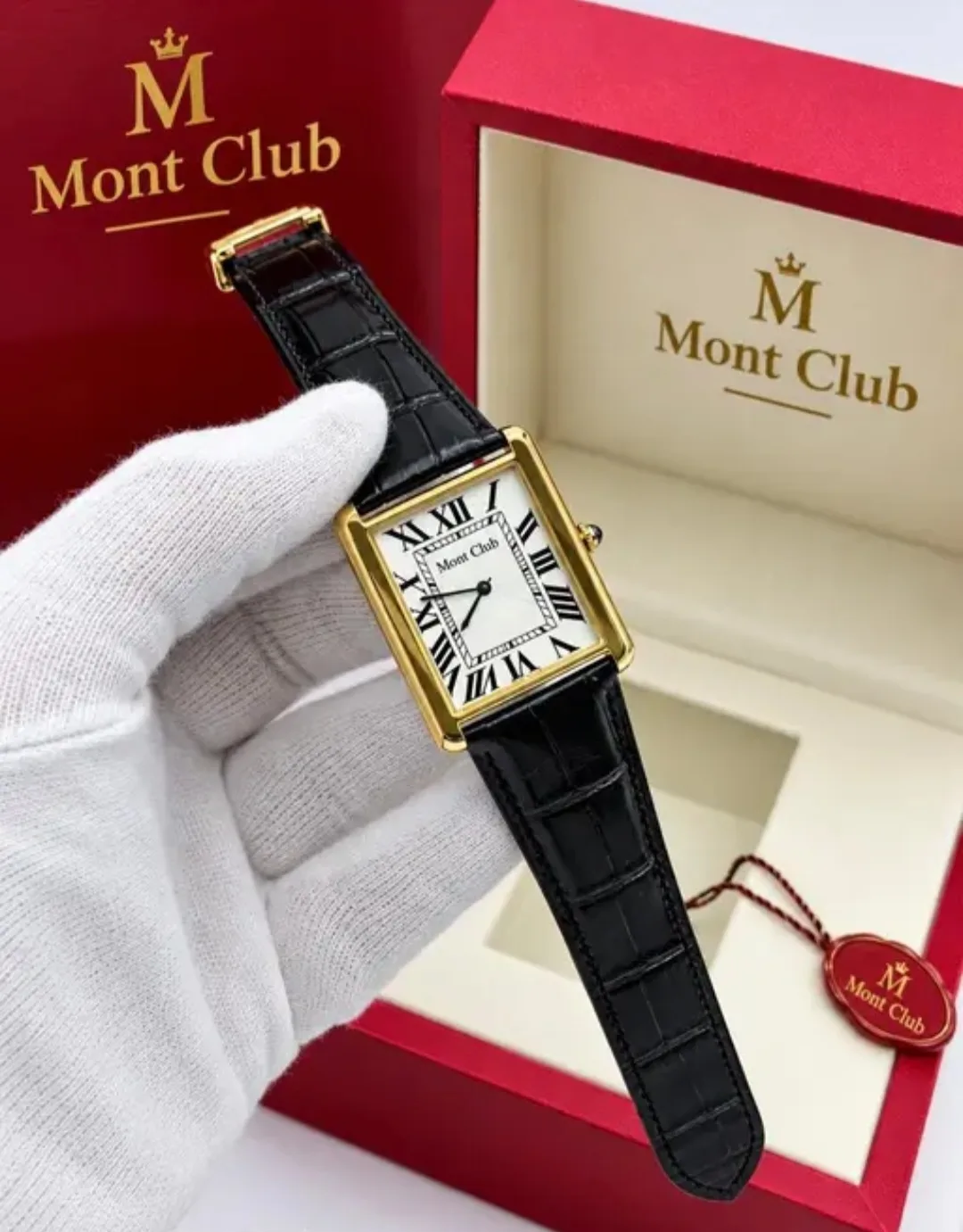 Mont Club Classic Men's Tank Watch — 3